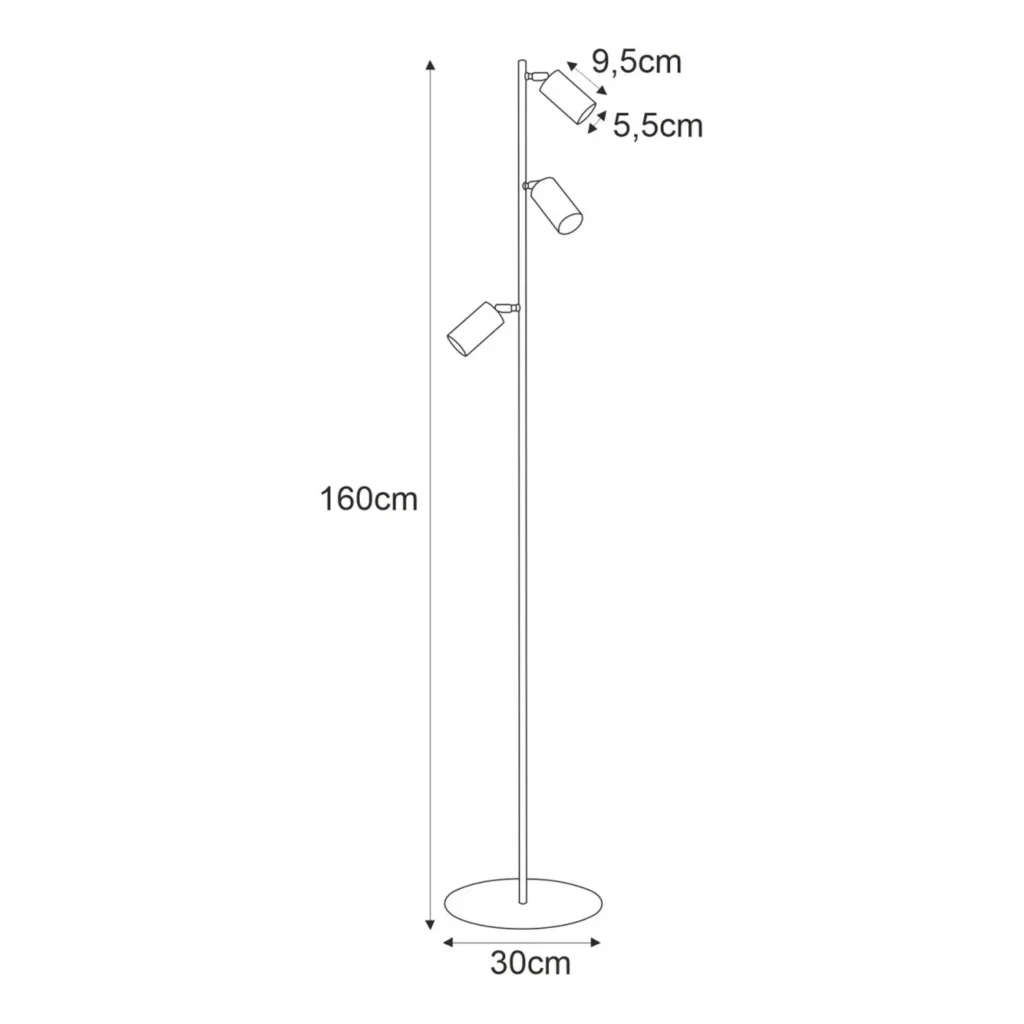 Lampa podłogowa K-4409 z serii MONTI