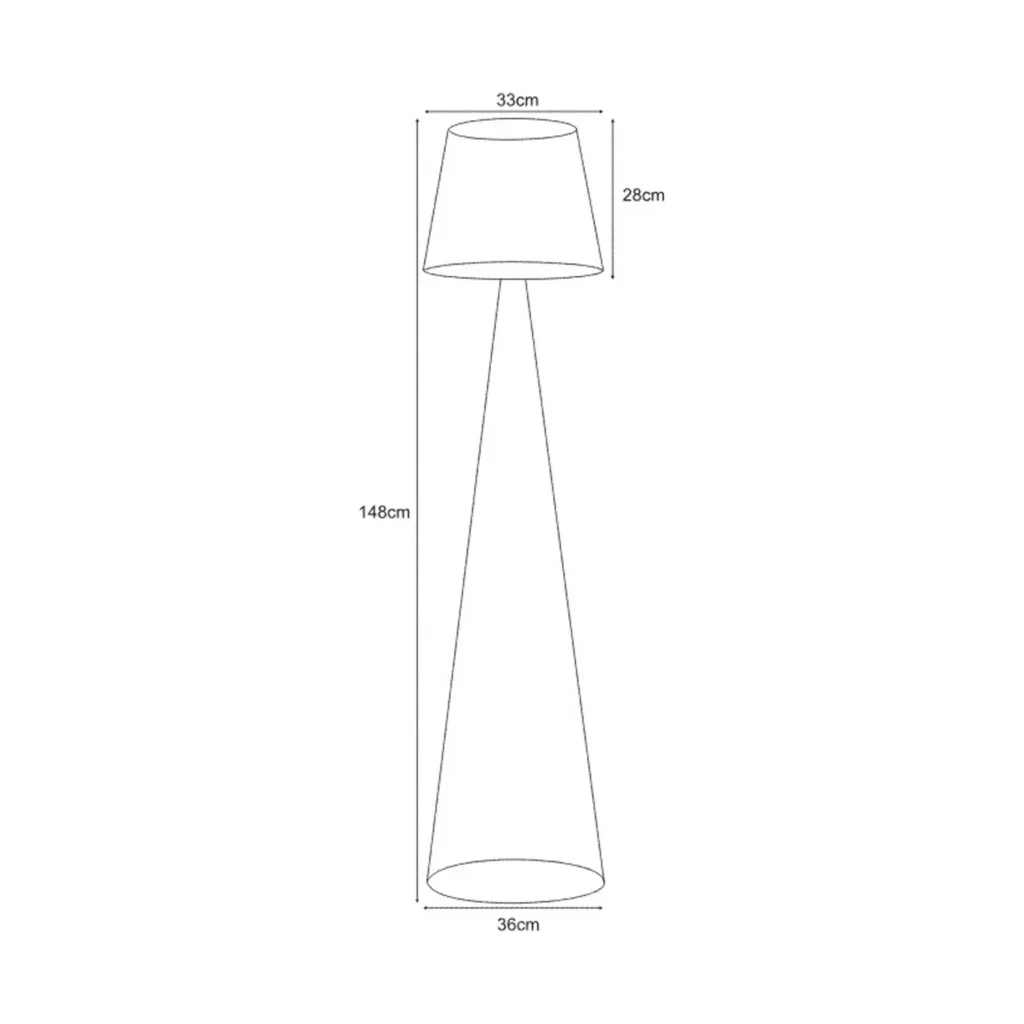 Lampa podłogowa K-4643 z serii SOUL BLACK
