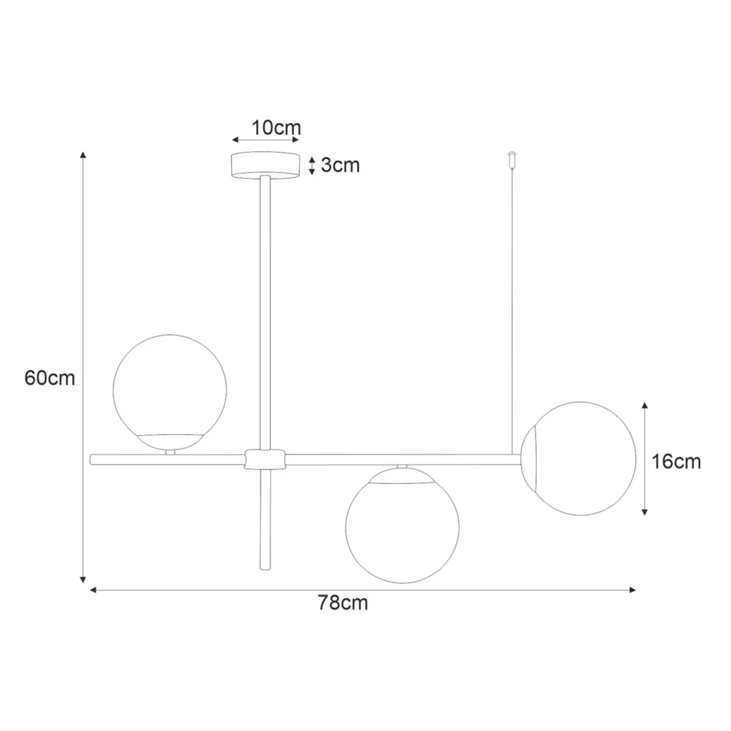 Lampa sufitowa K-4735 serii VUELTA
