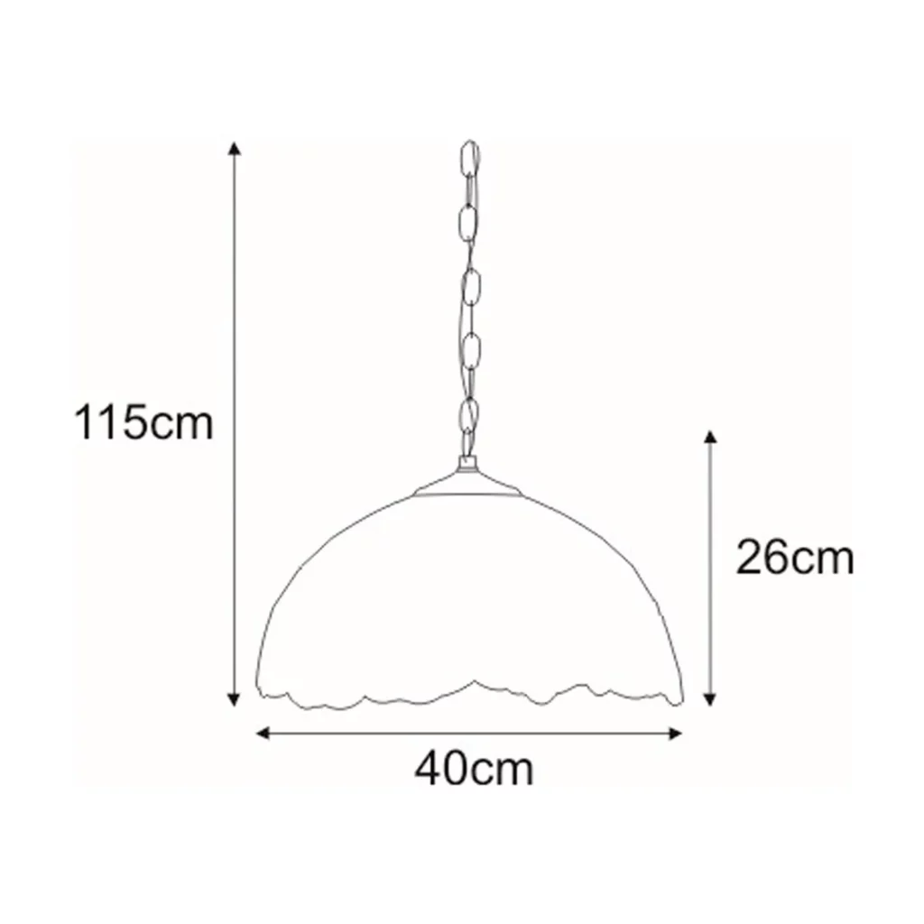 Lampa wisząca K-P161122 z serii WITRAŻ