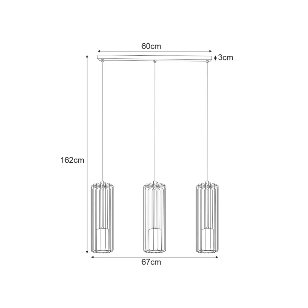 Lampa wisząca K-4936 z serii GABIA