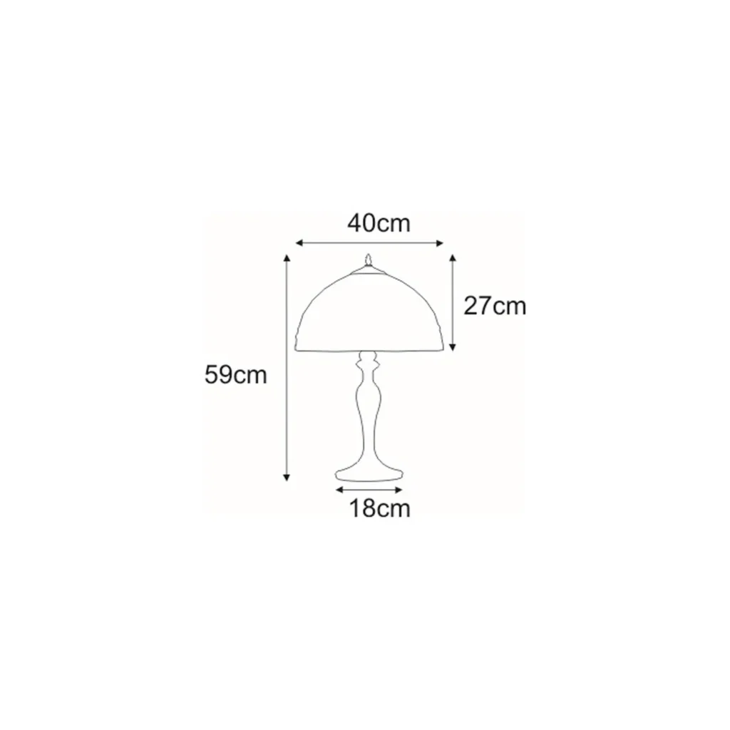 Lampka stołowa K-G162208 z serii TIFANY