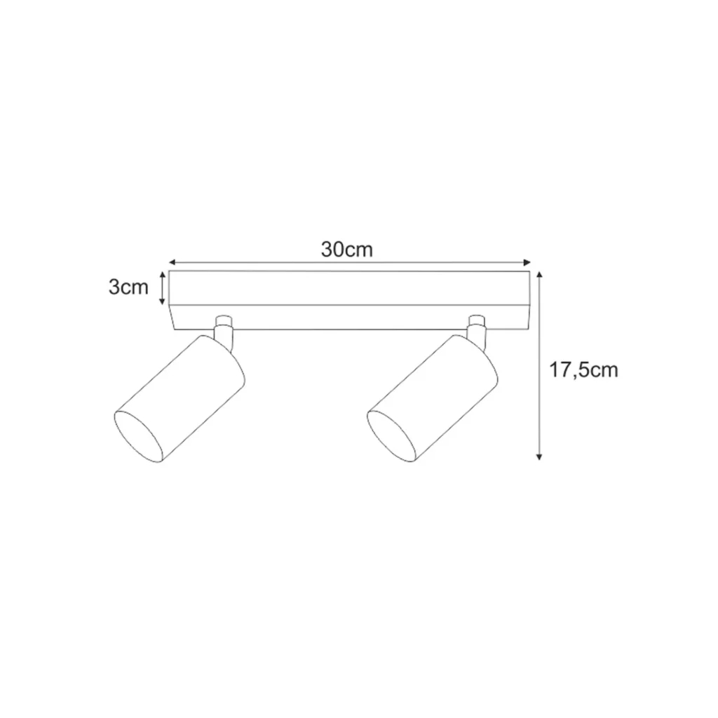 Spot lampa sufitowa K-4726 z serii MONTI