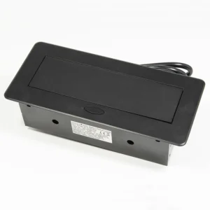 Gniazdo ATOM 26 2xUSB HDMI RJ45 Czarne Emuca