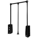 Pantograf, wieszak opuszczany do garderoby czarny EMUCA