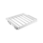 Wysuwany wieszak na spodnie do szafy garderoby ELITE Biała GTV