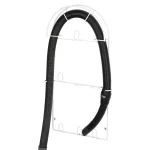 Uchwyt na rurę odkurzacza wieszak duży Biały WIEXPOL