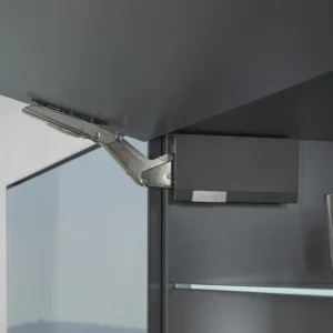 Zestaw zaślepek do siłowników Aventos HK TOP ciemnoszary / inox BLUM