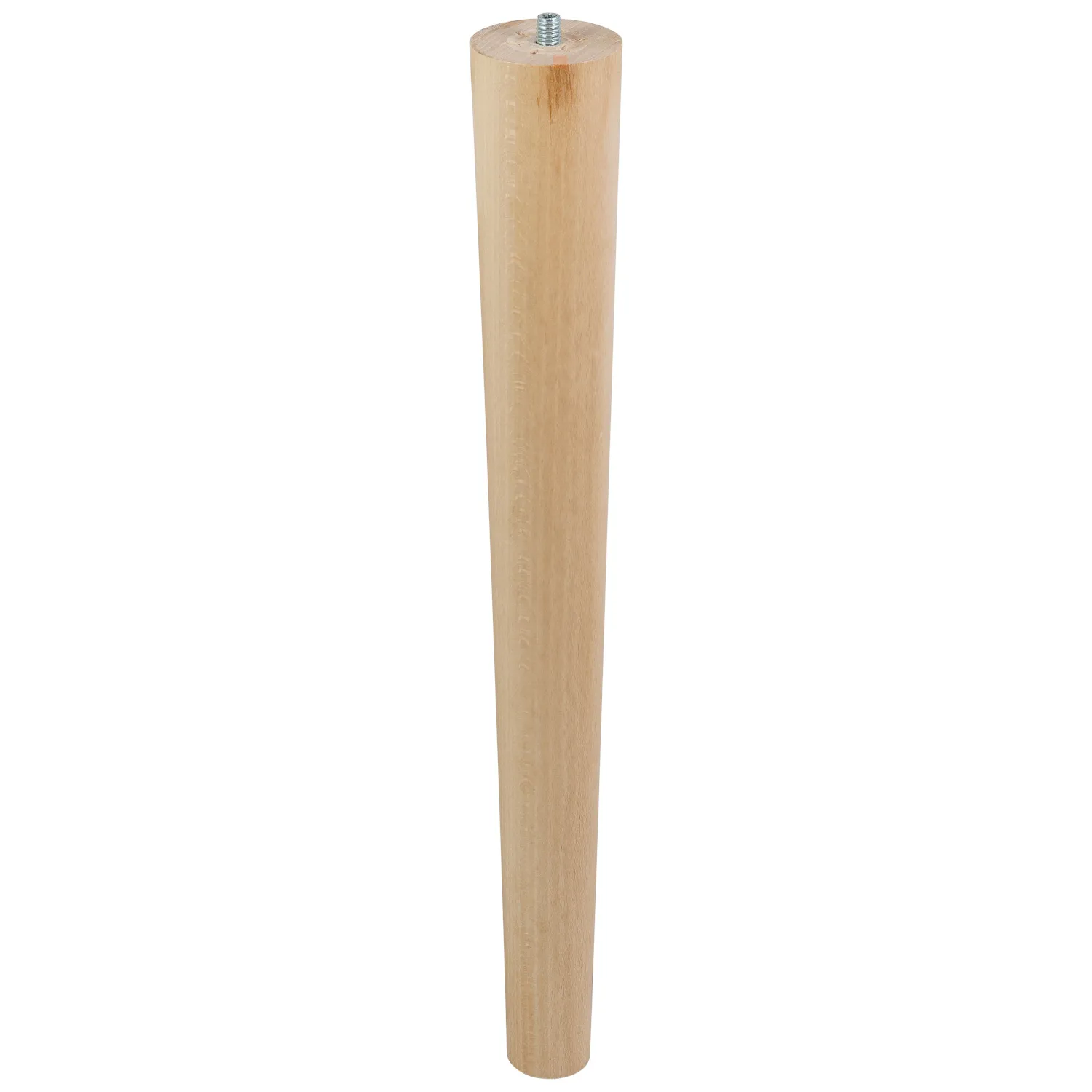 Nóżka meblowa drewniana okrągła h-360 Naturalna