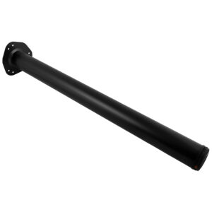 Noga meblowa do stołu STEP H-710 fi 60mm Czarna 4szt Zestaw