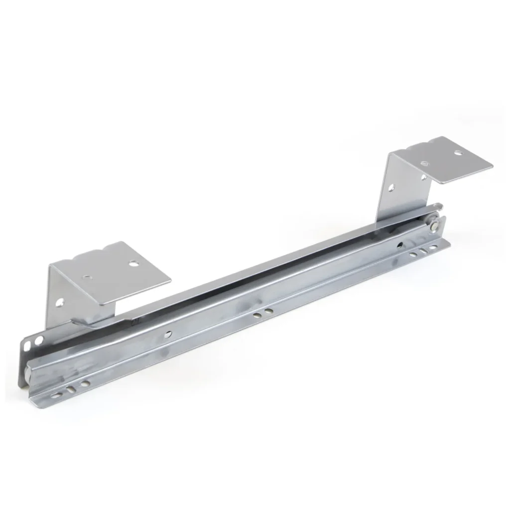 Zestaw prowadnic pod klawiaturę Aluminium Emuca