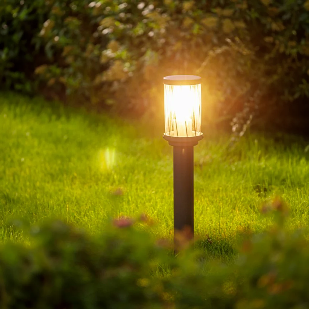 Lampa ogrodowa stojąca słupek 502mm KERTA grafit GTV