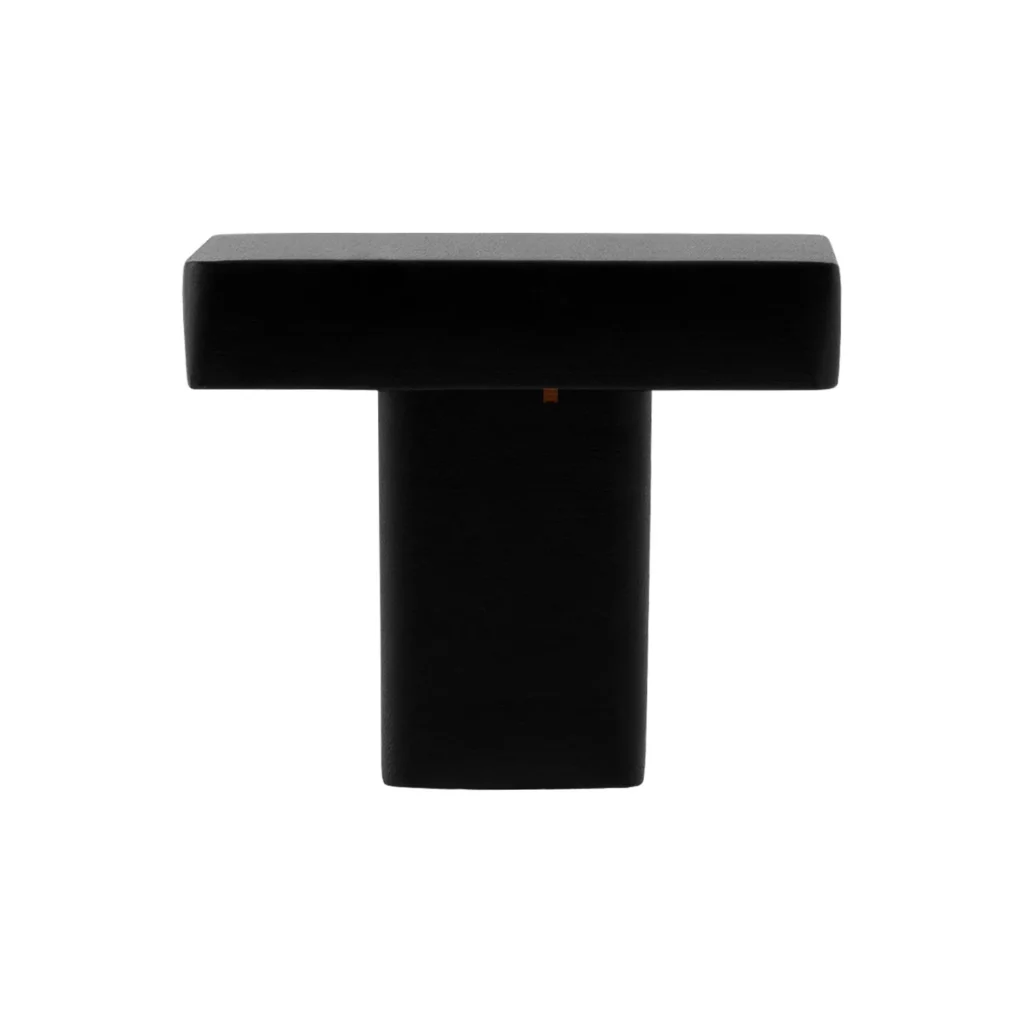 Uchwyt gałka meblowa kwadratowa Baku 30x30mm Czarny EMUCA
