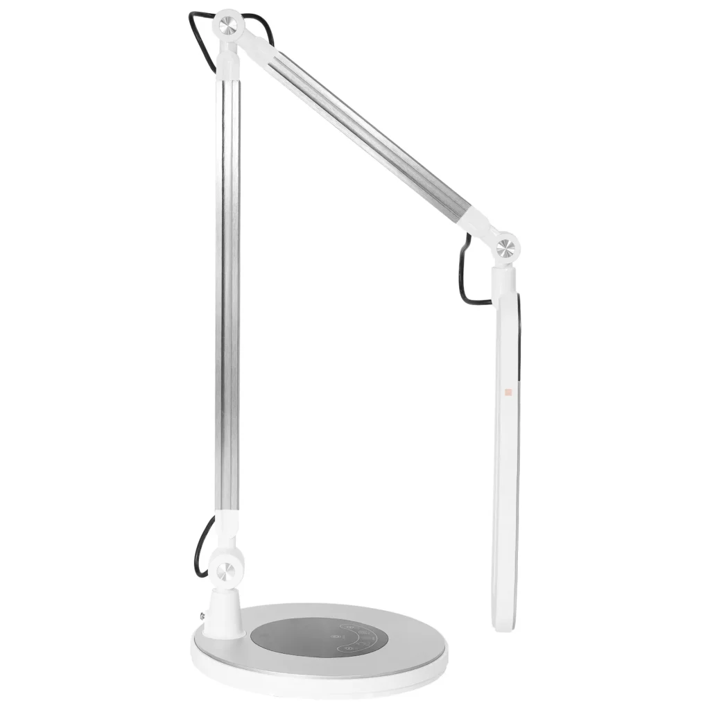 Lampka biurkowa K-BL1221 Srebrna z serii ALETTE