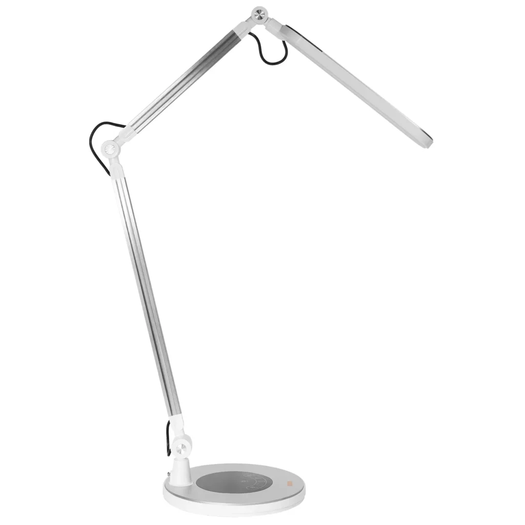 Lampka biurkowa K-BL1221 Srebrna z serii ALETTE