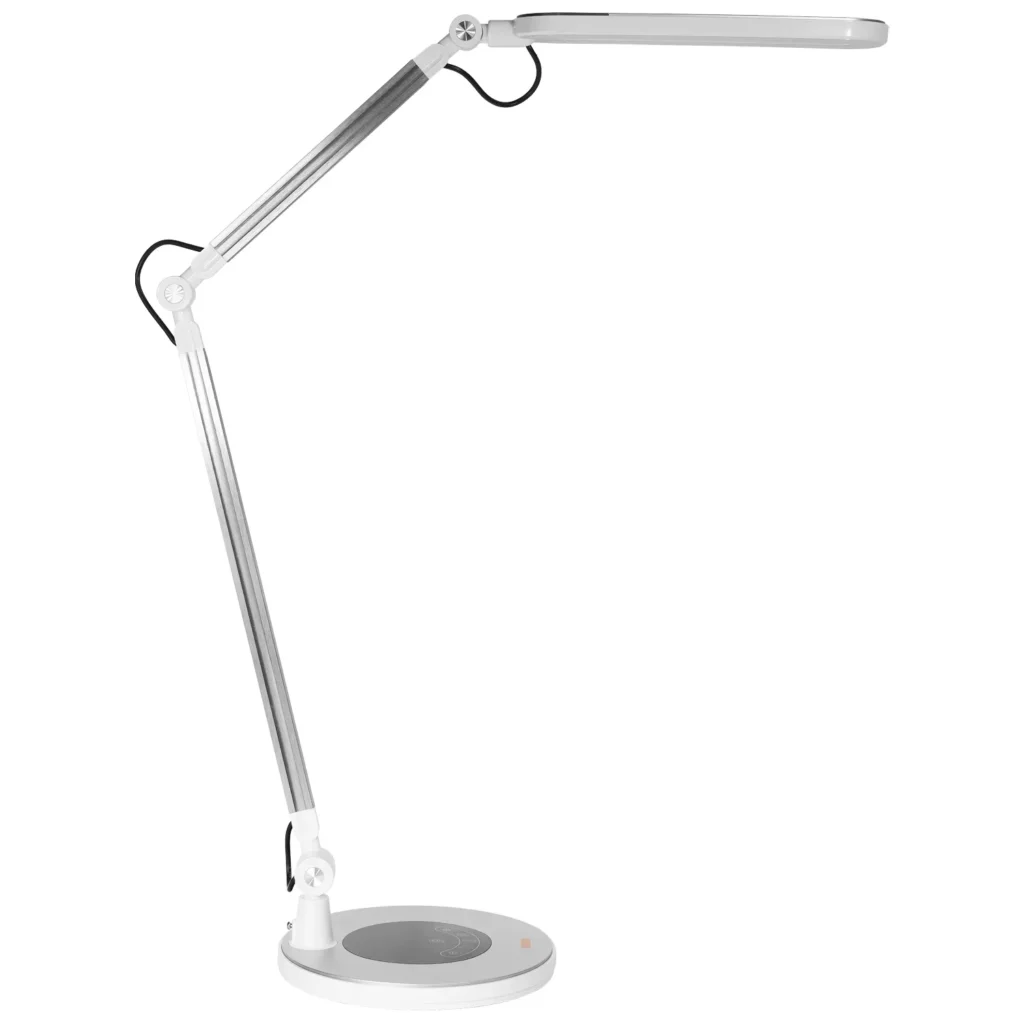 Lampka biurkowa K-BL1221 Srebrna z serii ALETTE