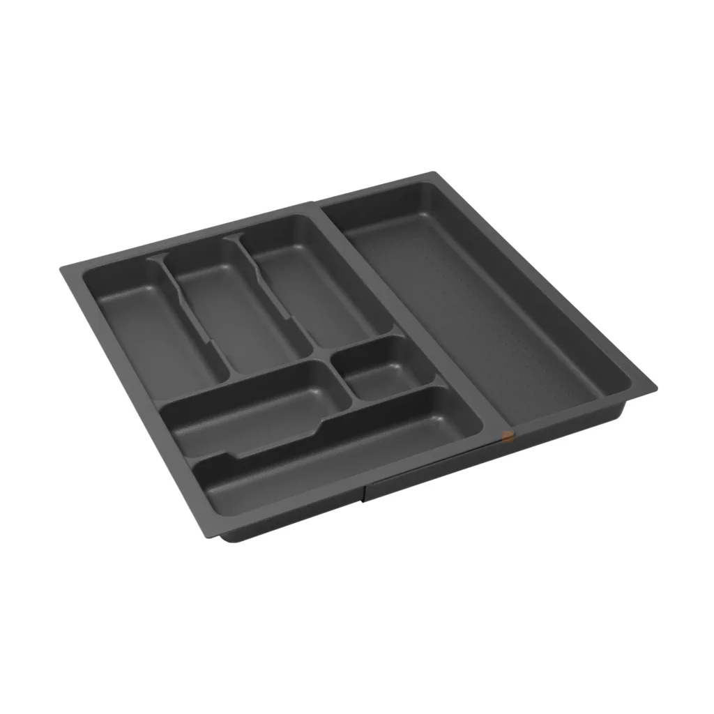 Organizer wkład do szuflady MODULAR 40-60 Antracyt LORDLY