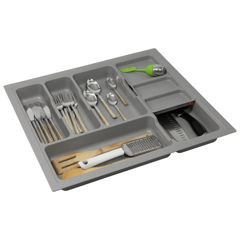 Organizer wkład do szuflady UNIVERSAL 60 Szary LORDLY