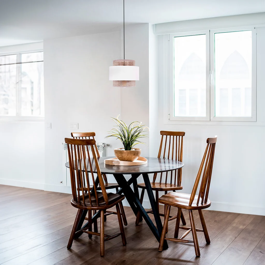 Lampa wisząca boho K-5270 z serii CEZAR biało-beżowa