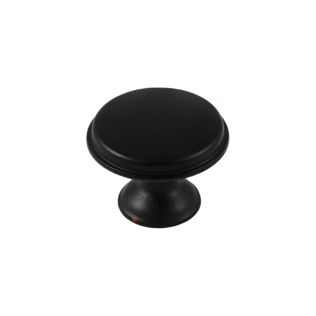 Uchwyt gałka meblowa Cento 28mm Czarny mat GTV
