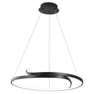 Lampa wisząca LED ring 4000K K-8187 z serii KALPA czarna
