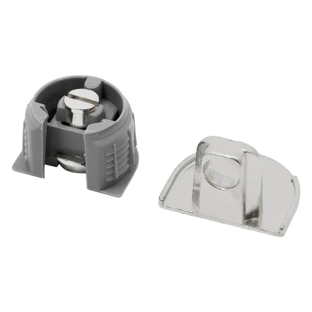 Zaczep klinowy UniBlock fi18mm na płytę 16-19mm Emuca