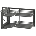 Kosz Cargo narożny Magic Corner TITANE Antracyt Emuca