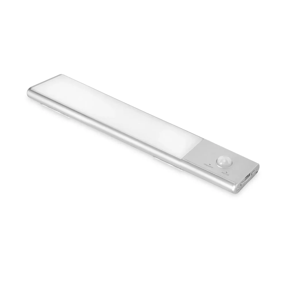 Lampka lampa oprawa LED Kaus USB L-240mm czujnik Szara Emuca