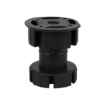 Nóżka meblowa kuchenna regulowana do cokołu h-60 Czarna