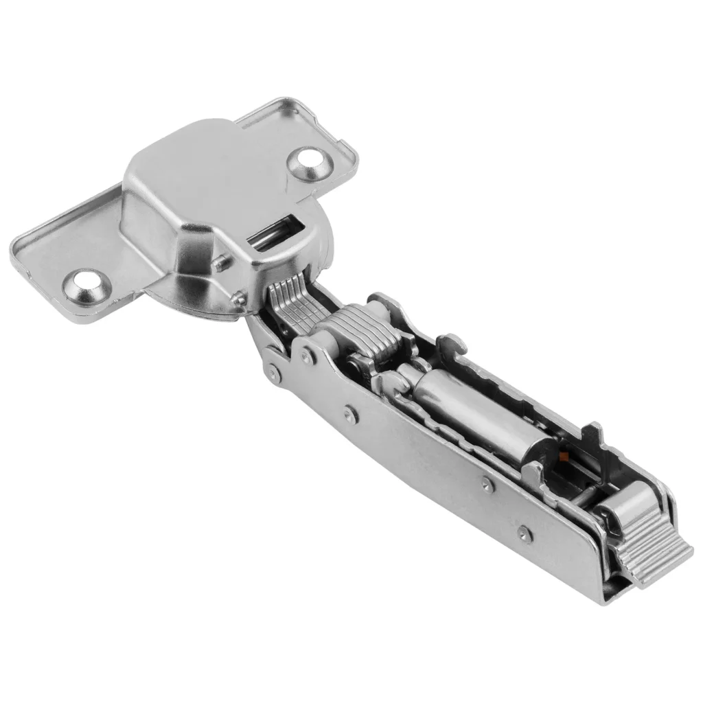 Zawias meblowy nakładany X91R samodomyk Nikiel EMUCA