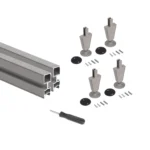 Zestaw 2 profili montaż podłoga/sufit ZERO Szary