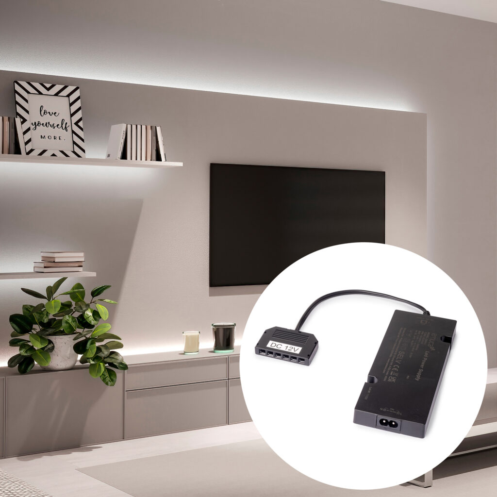 Konwerter Zasilacz napięcia stałego do opraw LED 12V DC, 50W, MINILED Emuca