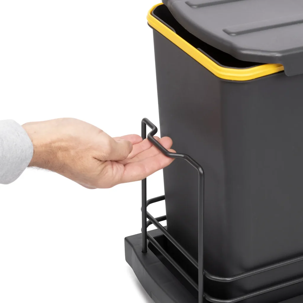 Kosz segregator na śmieci wysuwany 2x12L antracyt EMUCA