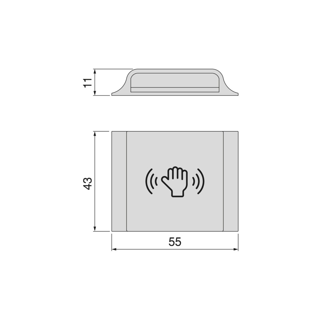 Włącznik LED Smart Nadajnik RF z czujnikiem switch/dimmer