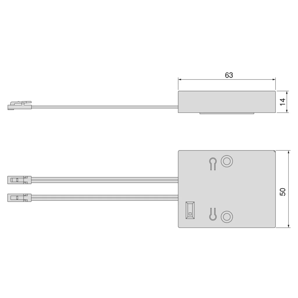 Odbiornik WIFI dla nadajników RF z czujnikiem LED Smart 12V/24V DC Emuca