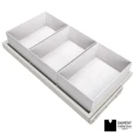 Półka szuflada taca do szafy 900MM HACK EMUCA Kamienno-szary