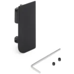 Zaślepka do górnego profilu GOLA prawa - czarna