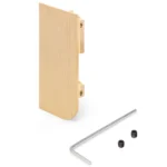 Zaślepka do górnego profilu GOLA prawa - złoty