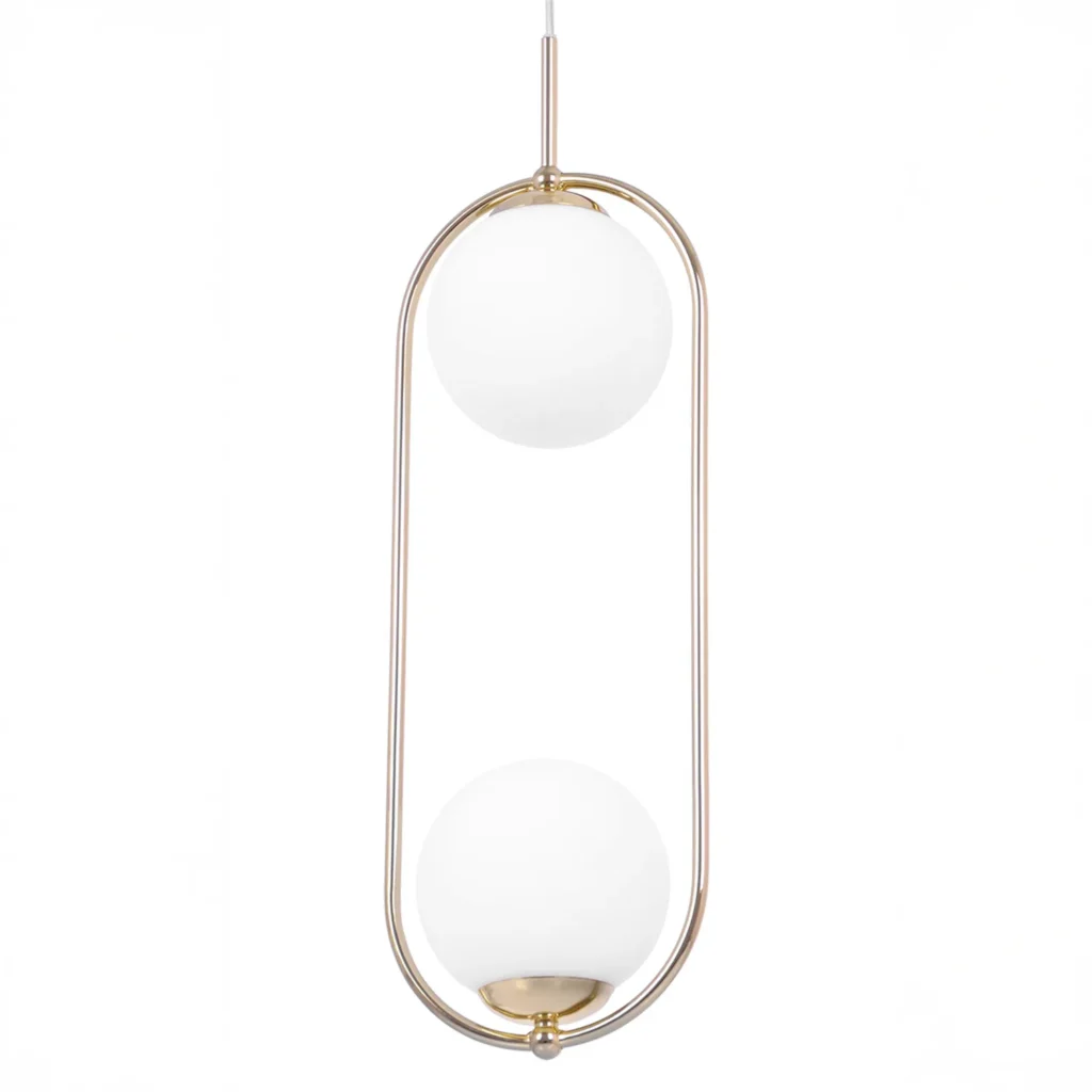 Lampa wisząca na dwie żarówki K-5392 z serii RITUS