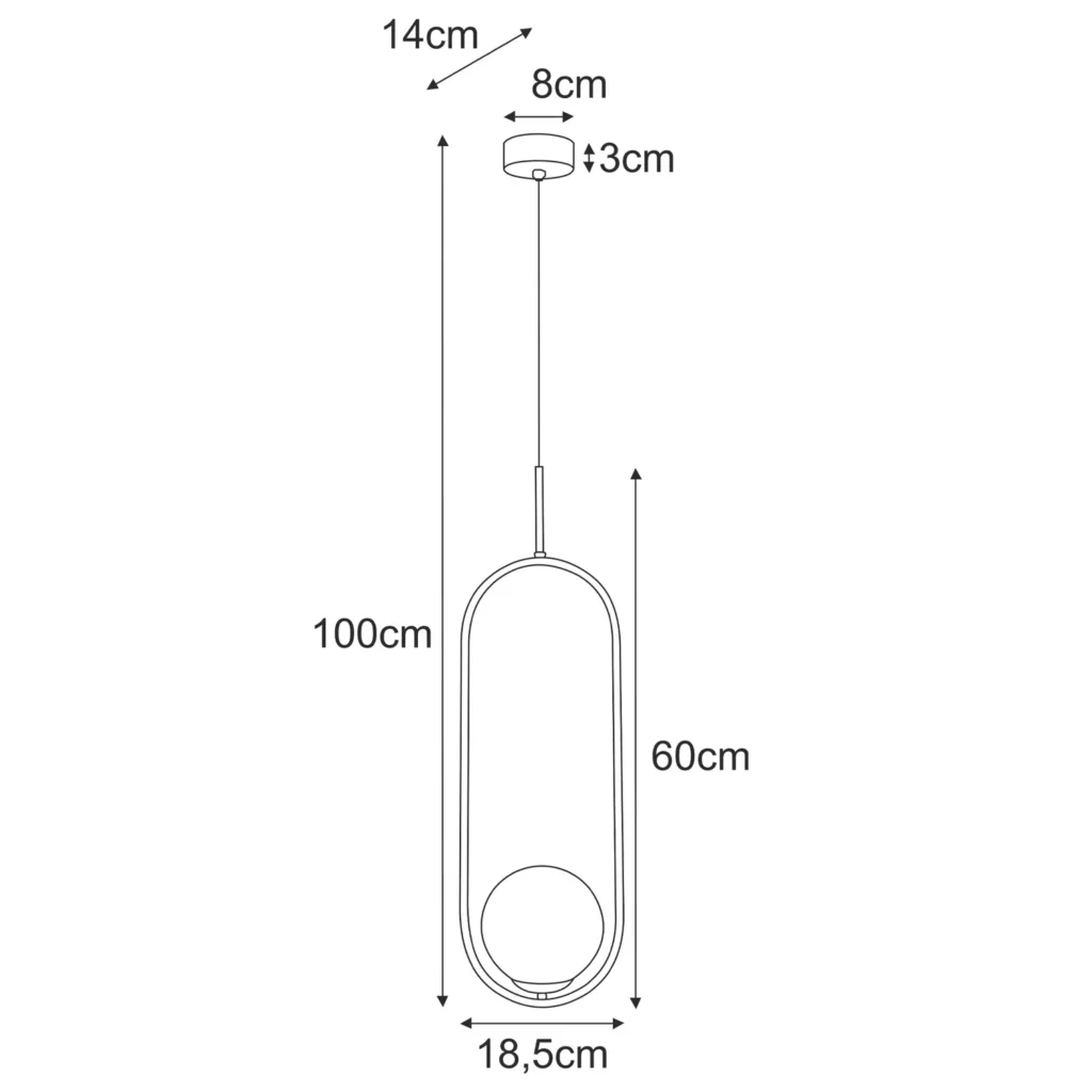Luksusowa lampa wisząca K-5396 z serii SVEN
