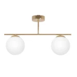 Złoto-biała lampa sufitowa K-5421 z serii REA