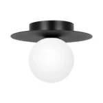 Geometryczna lampa sufitowa czarna K-5437 z serii ROBIN