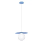 Niebieska pastelowa lampa wisząca K-5441 z serii ROBIN