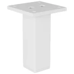 Nóżka meblowa kwadratowa 30x30 h-100 aluminiowa Biała