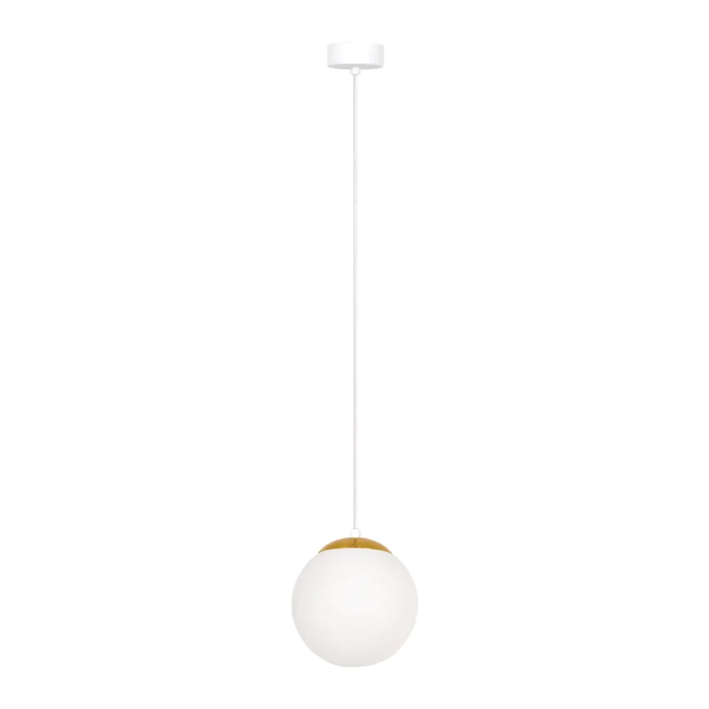 Lampa wisząca z kulistym kloszem o średnicy 16cm K-5311 z serii ELMO