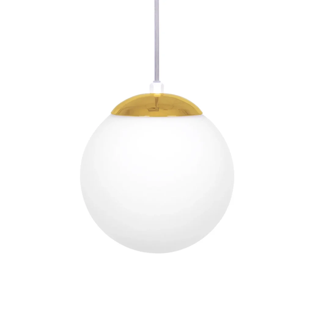 Lampa wisząca z kulistym kloszem o średnicy 16cm K-5311 z serii ELMO