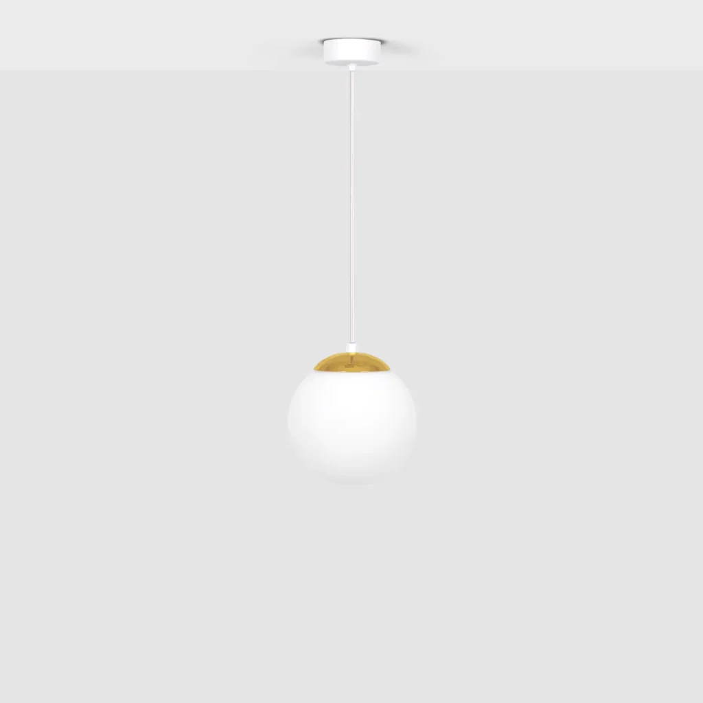 Lampa wisząca z kulistym kloszem o średnicy 16cm K-5311 z serii ELMO