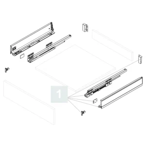 Szuflada ULTRA BOX H-86mm Niska REJS