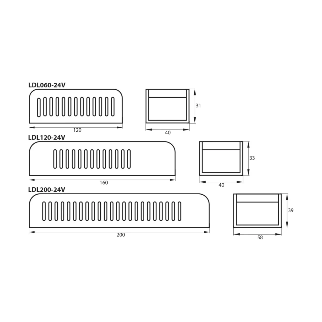 Zasilacz elektroniczny LED 24V 60W Bemko