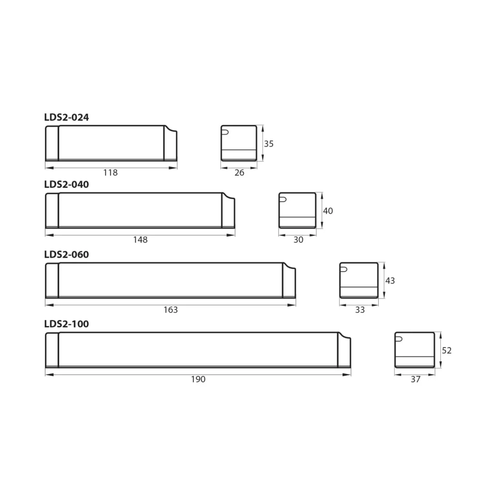 Zasilacz elektroniczny LED hermetyczny IP67 12V 24W Bemko